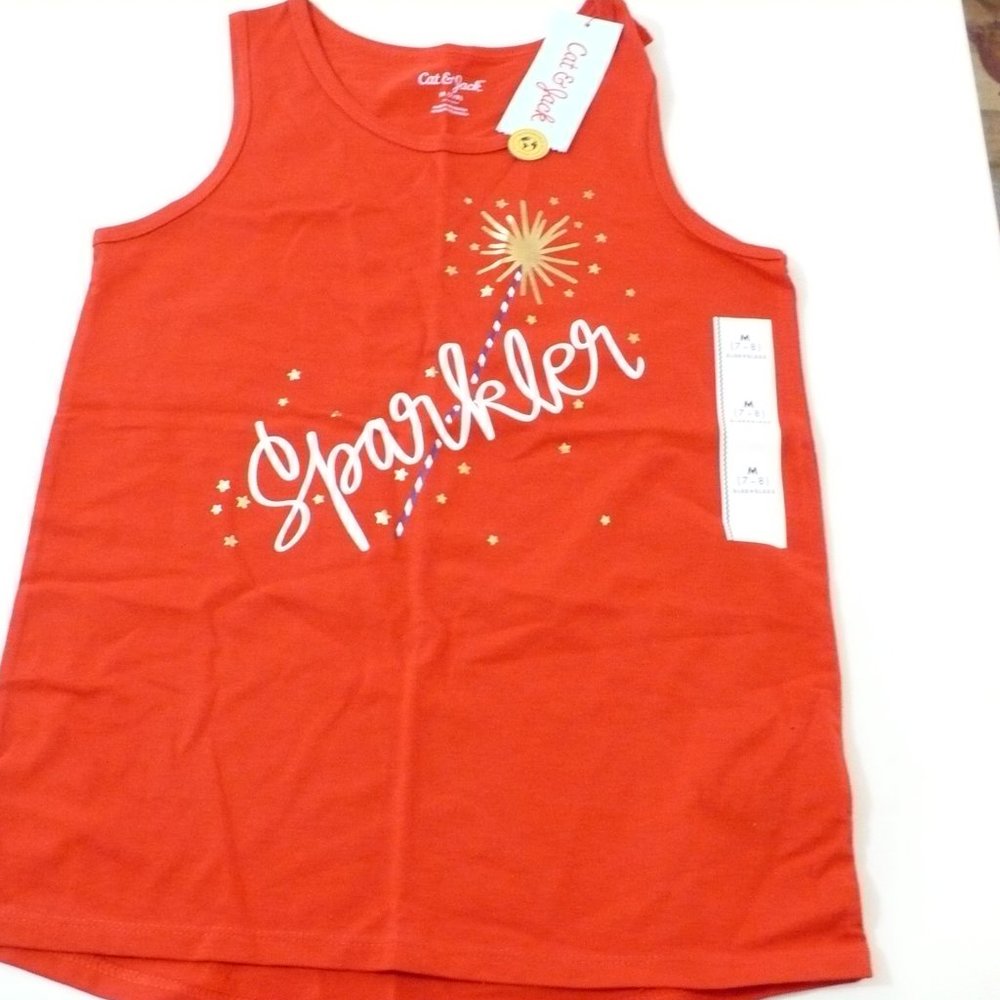 Red Sparkler by Cat & Jack Size M